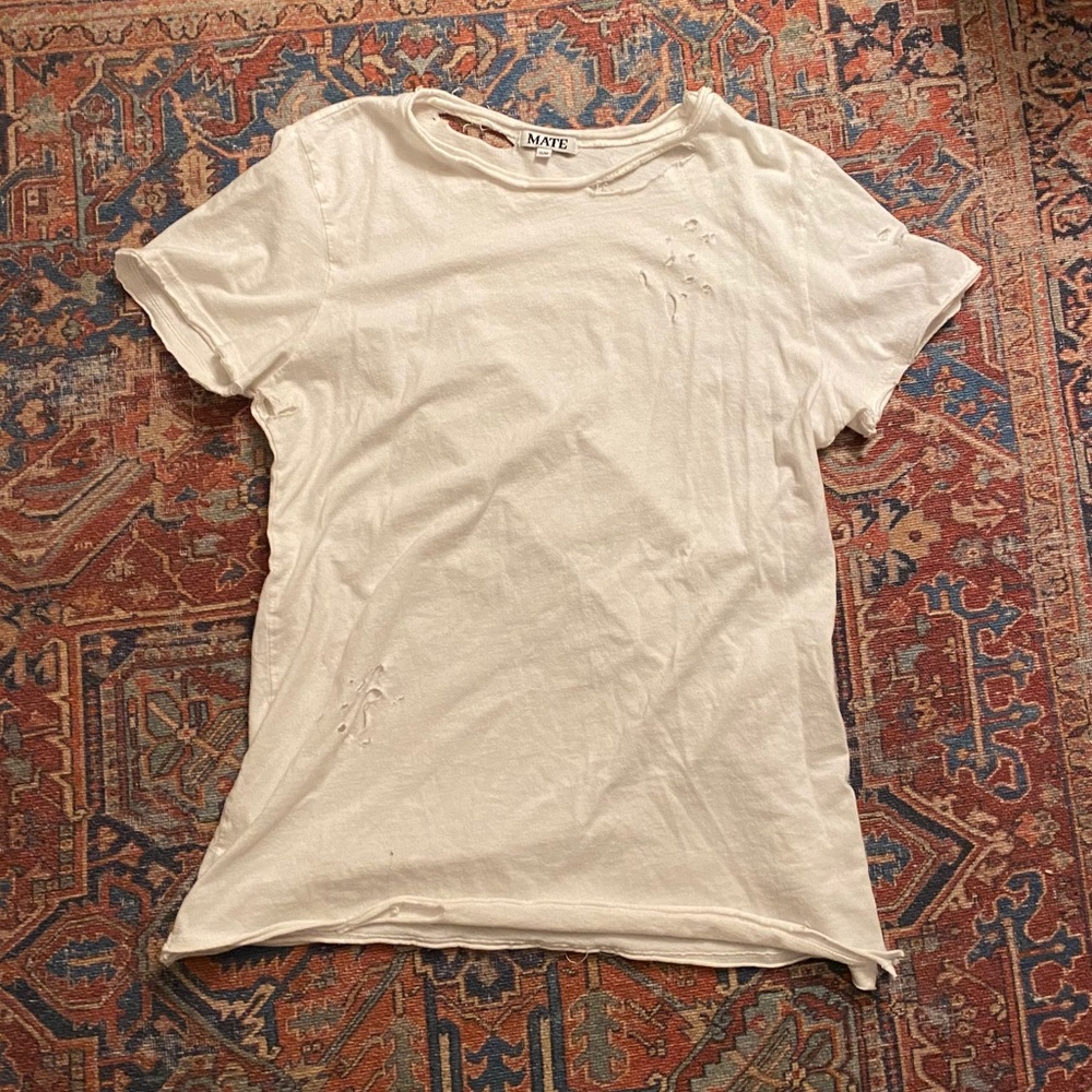 MATE THE LABEL DISTRESSED T-SHIRT